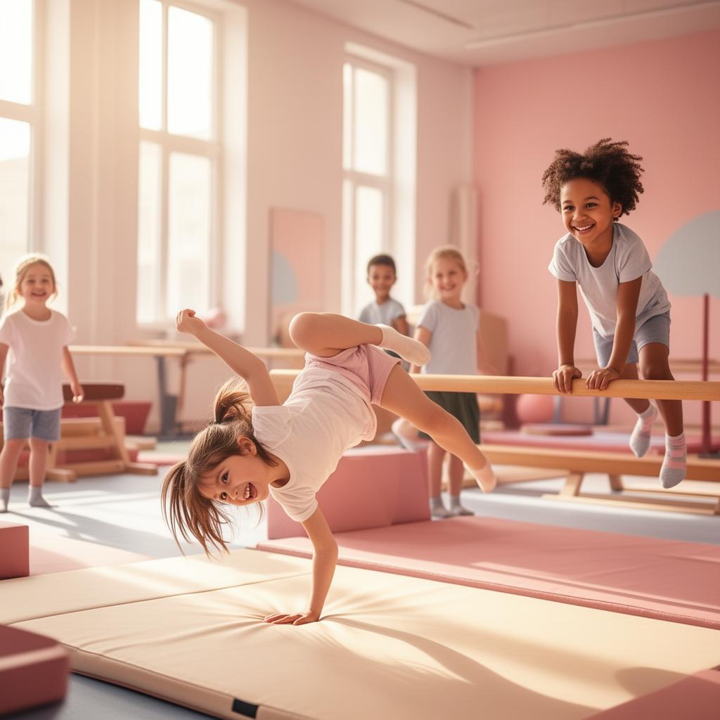 Children enjoying a class